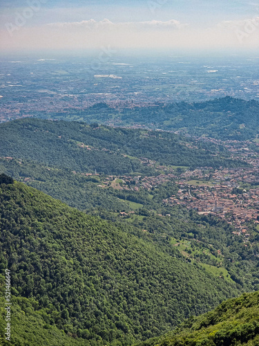 Vista dei Colli di Bergamo dal Monte Canto Alto