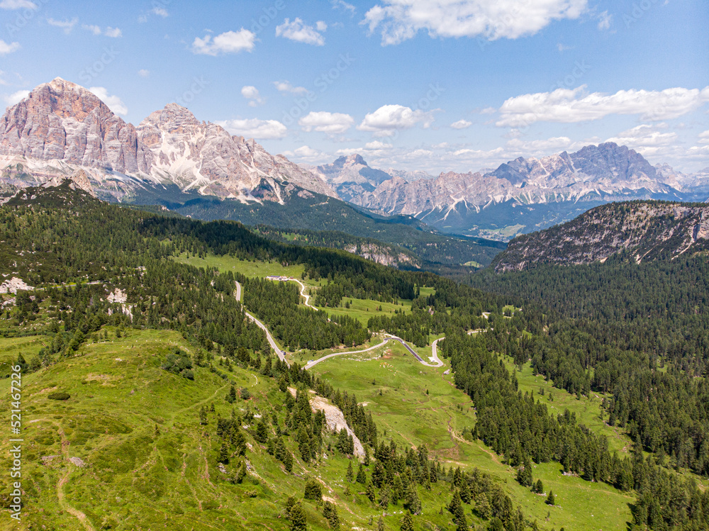Naklejka premium Vista delle Dolomiti Bellunesi