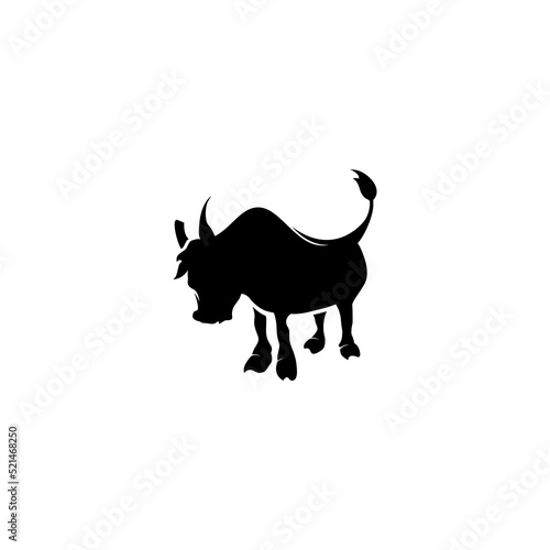 Simple logo cow