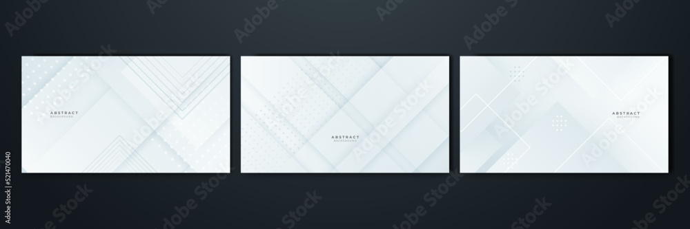 Fototapeta premium Modern white abstract background