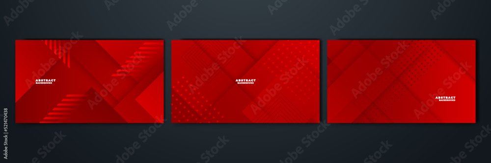 Abstract geometric red background Abstract geometric red background