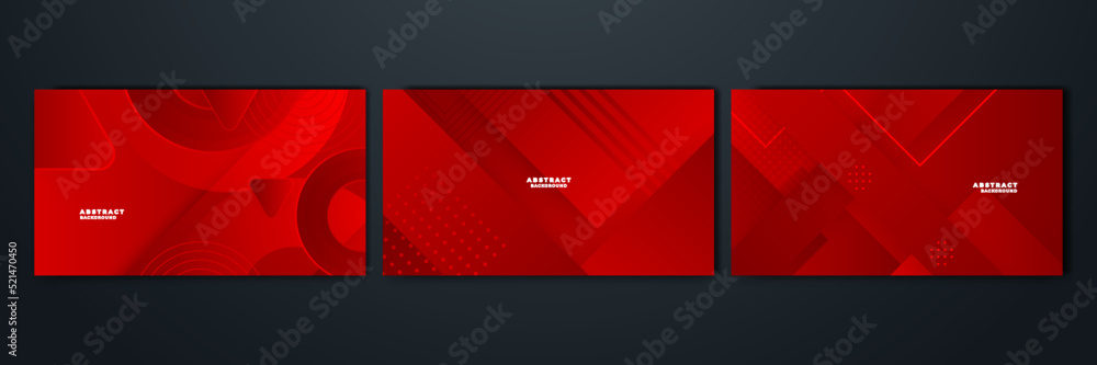 Abstract geometric red background Abstract geometric red background