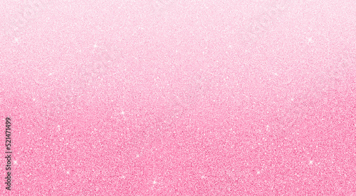 Cute Soft Pastel Gradient light pink color shiny glossy glitter grain texture abstract background dots with sparkles.