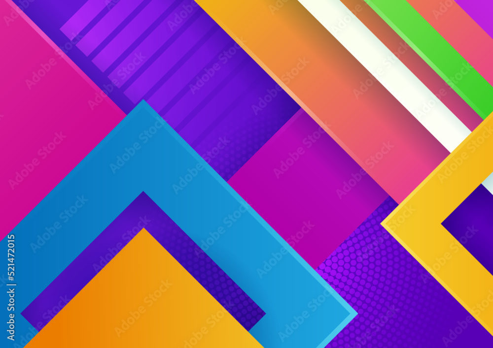 Colourful abstract background. Modern abstract covers, minimal covers design. Colorful geometric background, vector illustration.