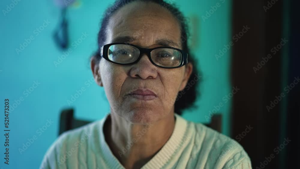 An African American senior woman portrait closeup face. A black elderly hispanic person An African American senior woman portrait closeup face. A black elderly hispanic person