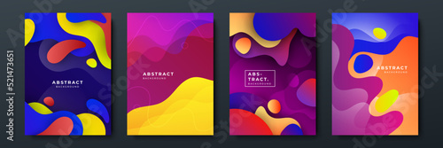 Colourful abstract background for poster, cover, brochure, presentation, annual report. Colorful geometric background, vector illustration. Modern wallpaper design for social media, idol poster.