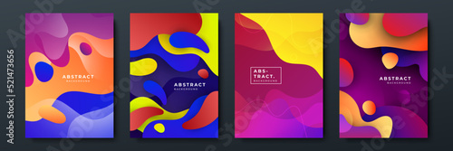 Colourful abstract background for poster, cover, brochure, presentation, annual report. Colorful geometric background, vector illustration. Modern wallpaper design for social media, idol poster.