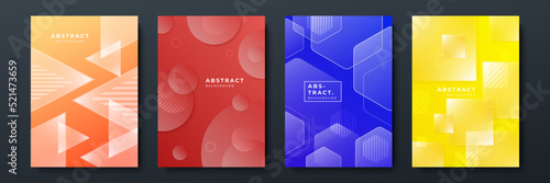 Colourful abstract background for poster, cover, brochure, presentation, annual report. Colorful geometric background, vector illustration. Modern wallpaper design for social media, idol poster.