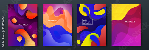 Colourful abstract background for poster, cover, brochure, presentation, annual report. Colorful geometric background, vector illustration. Modern wallpaper design for social media, idol poster.