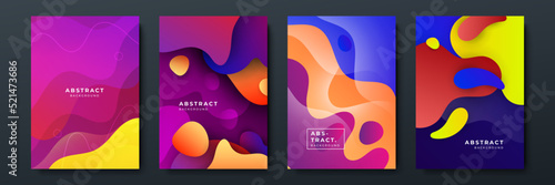 Colourful abstract background for poster, cover, brochure, presentation, annual report. Colorful geometric background, vector illustration. Modern wallpaper design for social media, idol poster.