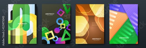 Colourful abstract background for poster, cover, brochure, presentation, annual report. Colorful geometric background, vector illustration. Modern wallpaper design for social media, idol poster.