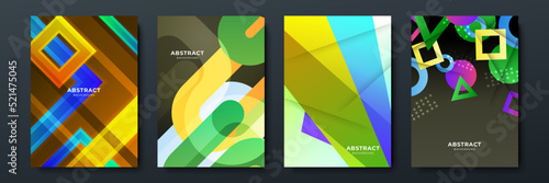 Colourful abstract background for poster, cover, brochure, presentation, annual report. Colorful geometric background, vector illustration. Modern wallpaper design for social media, idol poster.