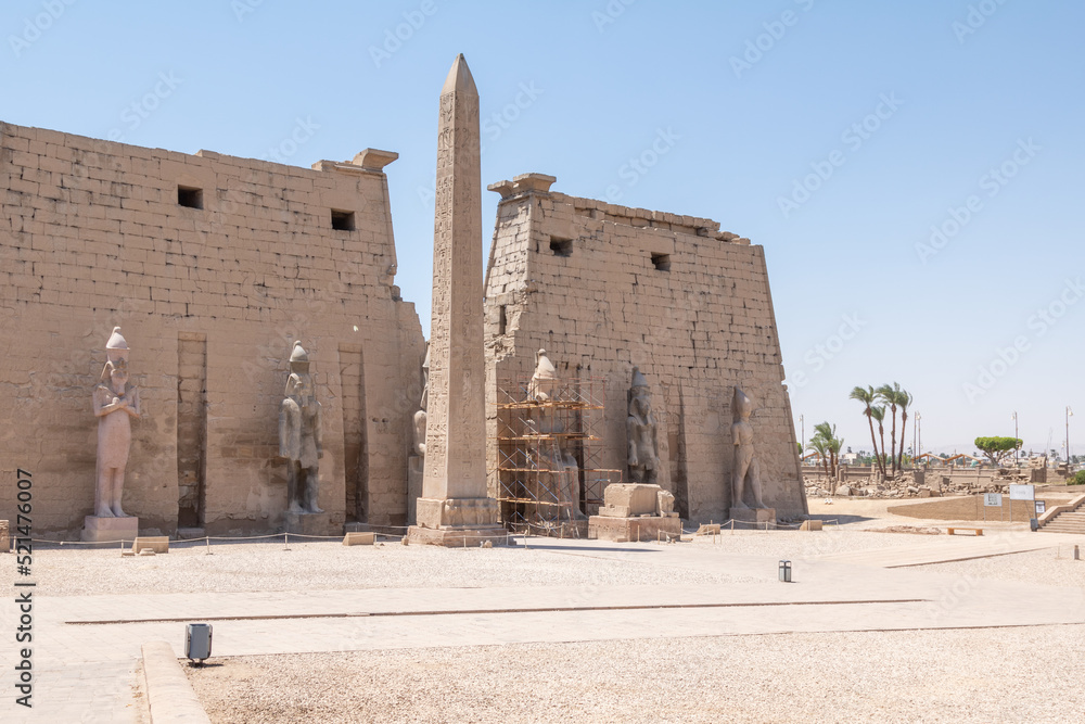 Luxor Temple in Luxor, Egypt.