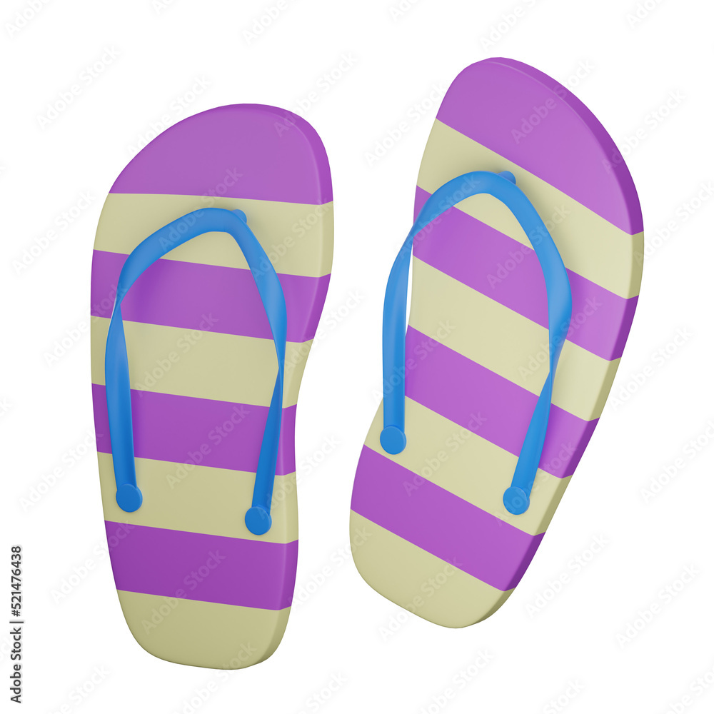3d summer icon flippers 3d summer icon flippers