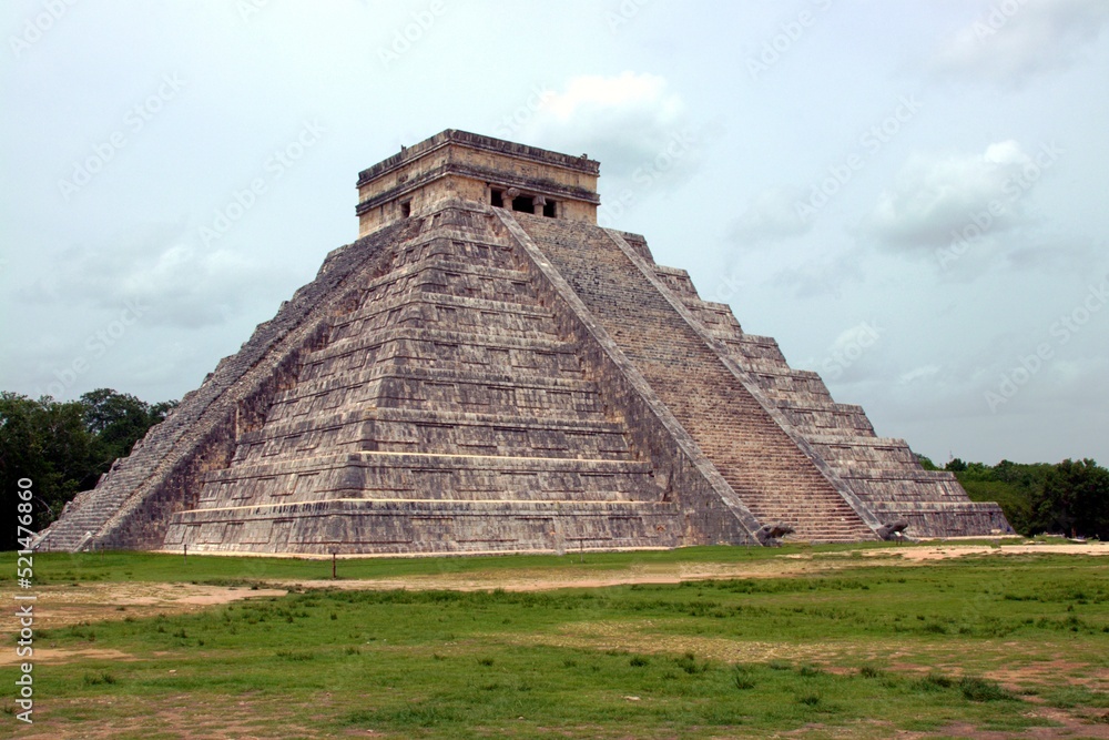 The Pyramid at Chichen Itza in Mexico