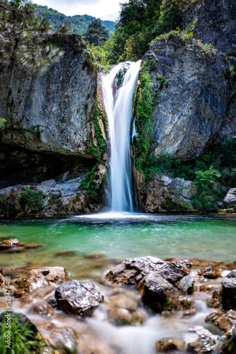 Foto Wasserfall - Berg Olympus