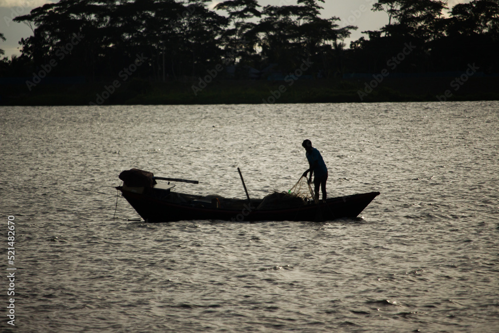 boat on the river boat on the river