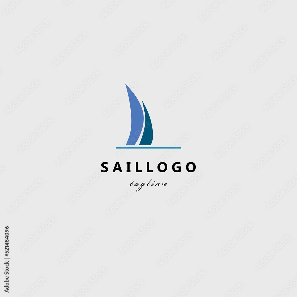 sail logo vector illustration design for use company label identity etc sail logo vector illustration design for use company label identity etc