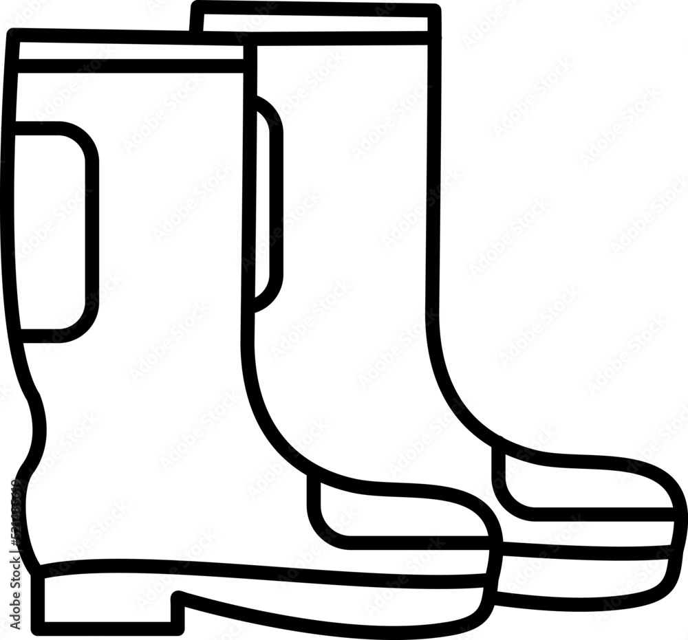 Rain Boots Icon Rain Boots Icon