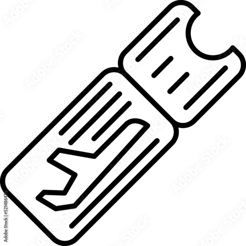 Airplane Ticket Icon