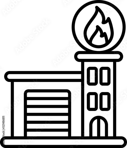 Fire Station Icon