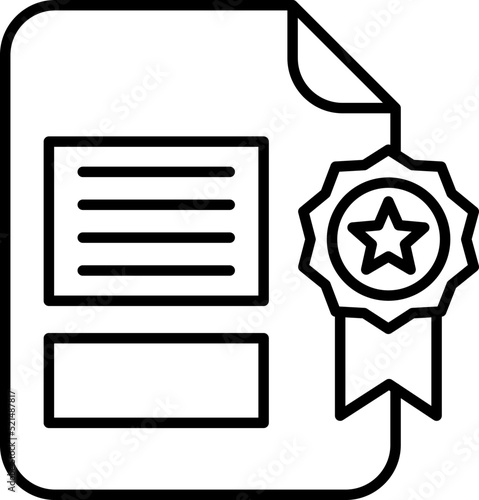 Certificate Icon