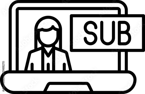 Subscriber Model Icon
