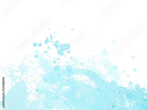 Vector Brush Stroke. Abstract Fluid Splash. Gradient Paintbrush. Sale Banner Brushstroke. Isolated Splash on White Backdrop. Watercolor Textured Background.  Violet Purple