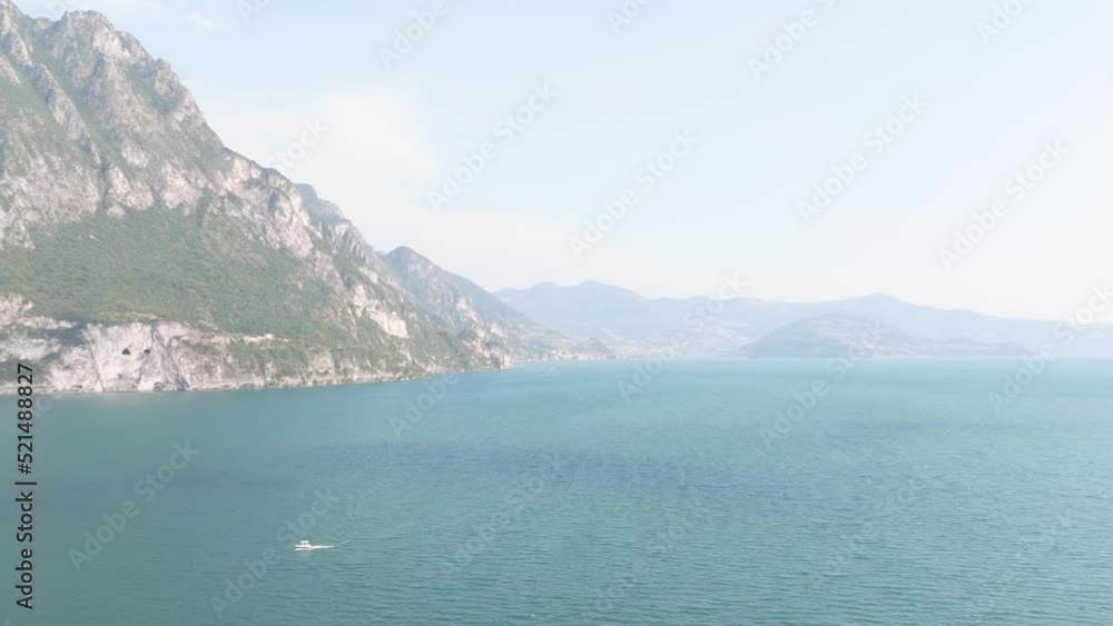 Awesome aerial view of mountains and lake iseo from Riva di Solto, Baia dal Bogn,Bergamo,Italy. Awesome aerial view of mountains and lake iseo from Riva di Solto, Baia dal Bogn,Bergamo,Italy.