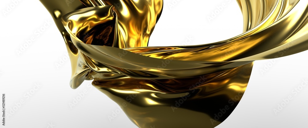 gold cloth, luxury smooth golden background, wave