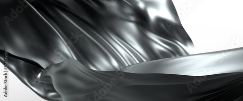 Abstract white and gray geo...