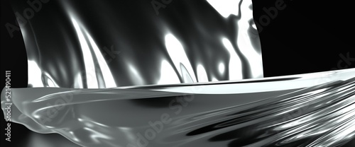 shape. Distorted low poly b...