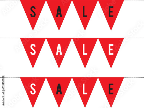 Cartel con la palabra oferta. Icono vector