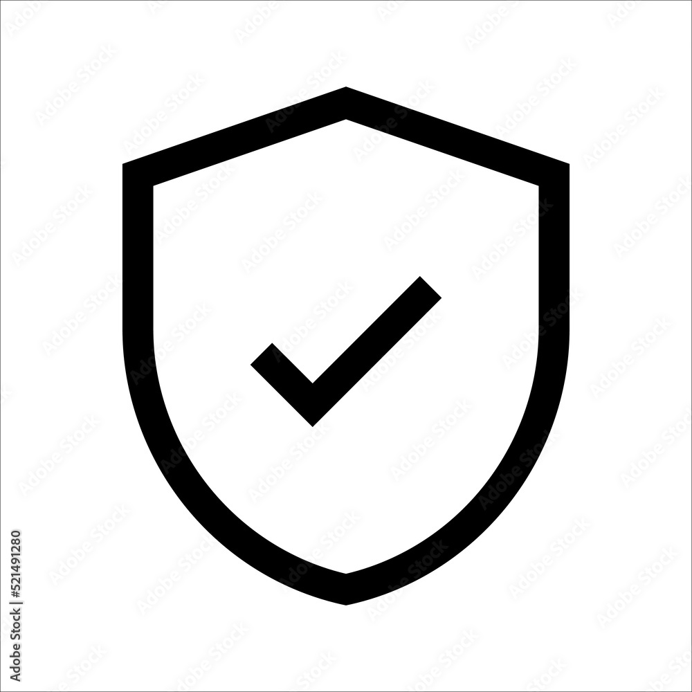 Shield icon template isolated. logo design, flat syle color editable vector illustration Shield icon template isolated. logo design, flat syle color editable vector illustration