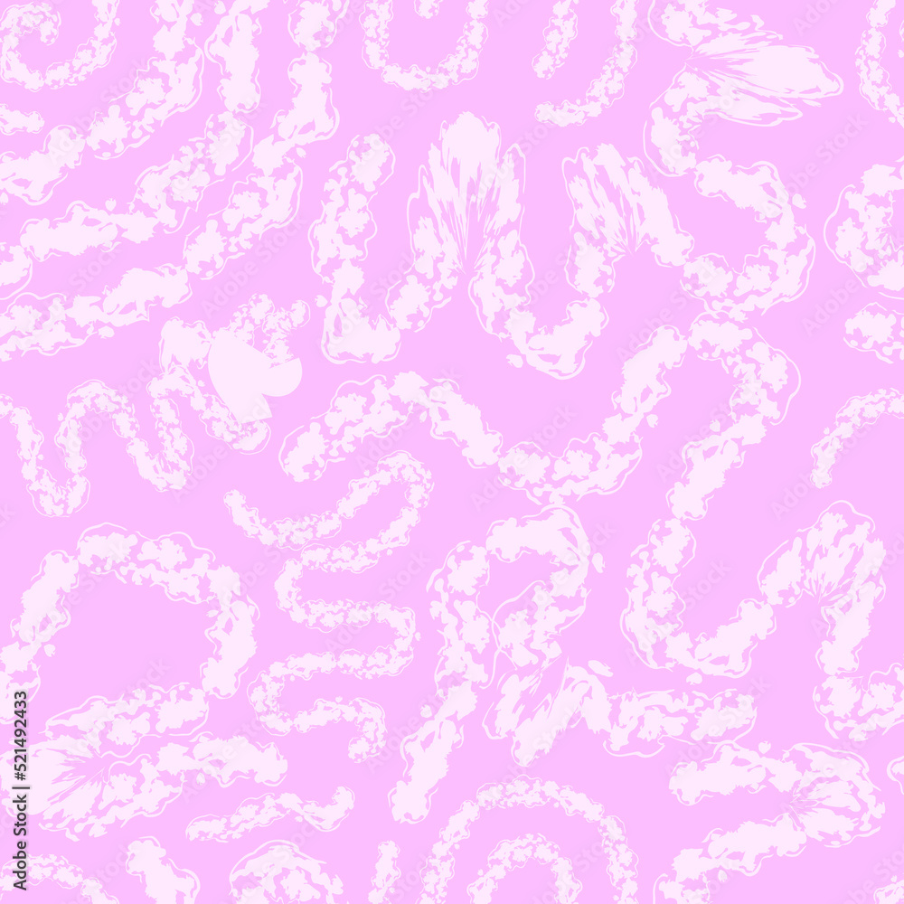 vector rough ethnic ripple white brush stroke lines seamless pattern on pink vector rough ethnic ripple white brush stroke lines seamless pattern on pink