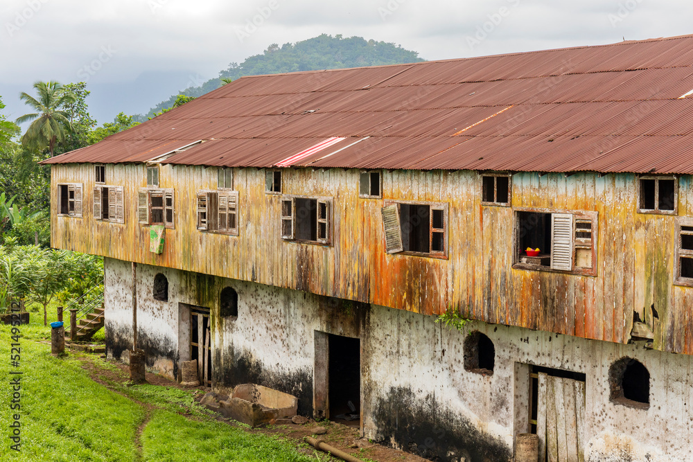Roça Fraternidade,  an old and almost abandoned plantation close to São João dos Angolares on the african  island of São Tomé.