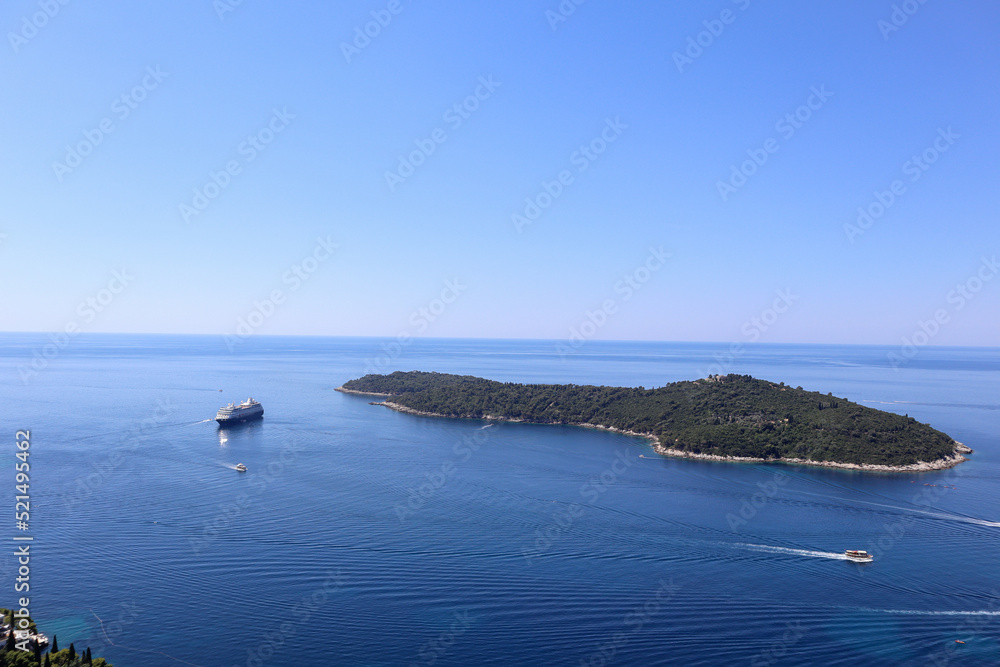 Beautiful Island near Dubrovnik, Croatia Beautiful Island near Dubrovnik, Croatia