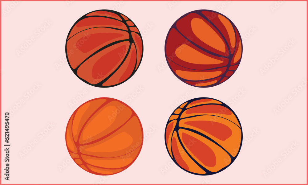High-quality Basketball Design Vector Illustration