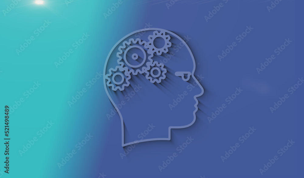 Artificial intelligence technology AI symbol digital concept 3d illustration Artificial intelligence technology AI symbol digital concept 3d illustration