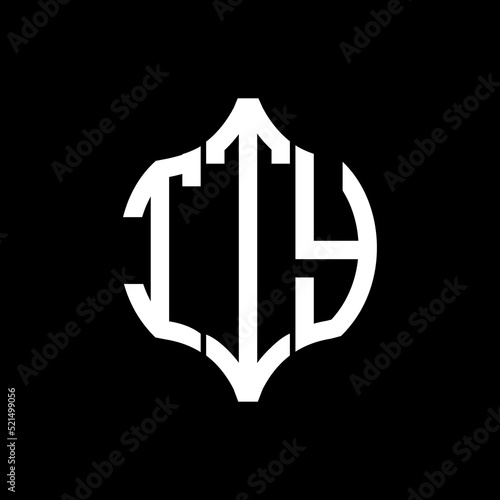 TTY letter logo. TTY best black background vector image. TTY Monogram logo design for entrepreneur and business.

