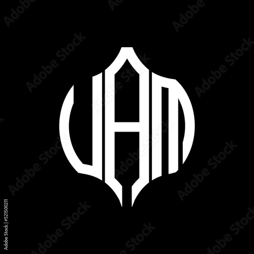 JAM letter logo. JAM best black background vector image. JAM Monogram logo design for entrepreneur and business.