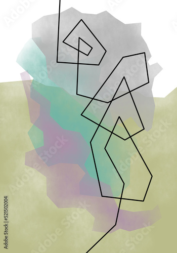 Obraz na płótnie Minimal abstract image for printing