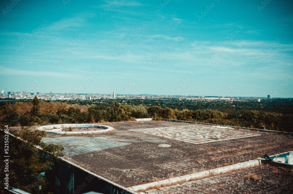 Teufelsberg, base de espionagem EUA. Berlin, Deutschland. Teufelsberg, base de espionagem EUA. Berlin, Deutschland.