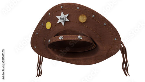 chapéu nordestino 3d realista