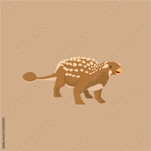 Ankylosaur vector illustration 