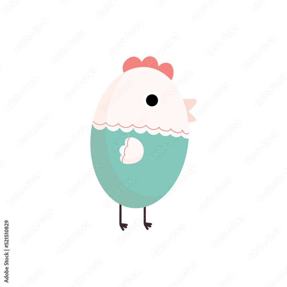 Vector clipart with cute chick.Chick illustration. Vector clipart with cute chick.Chick illustration.