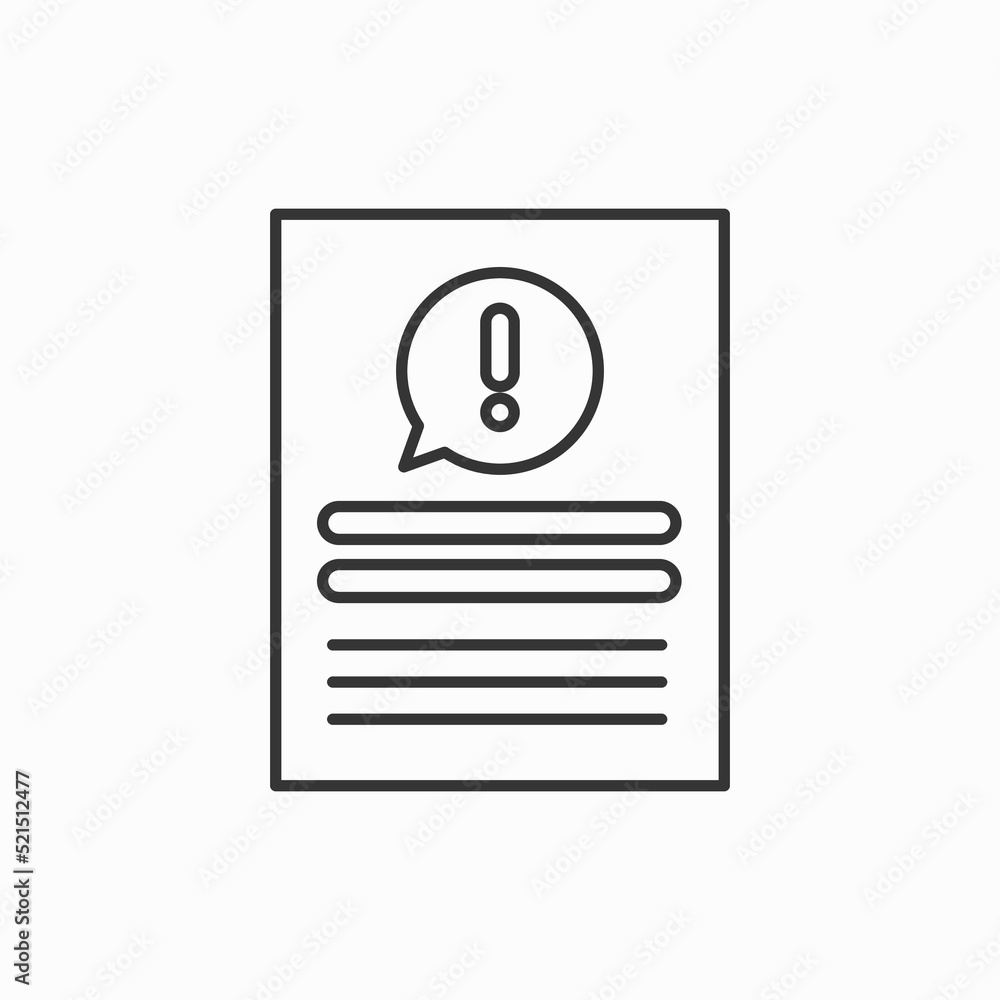 Report document icon. Paper document icon. Linear File icon. Paper document icon. Isolated Black symbol. Vector illustration on white background. Report document icon. Paper document icon. Linear File icon. Paper document icon. Isolated Black symbol. Vector illustration on white background.