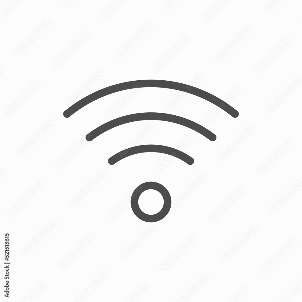 Wireless Network Symbol of wifi icon Wireless Network Symbol of wifi icon
