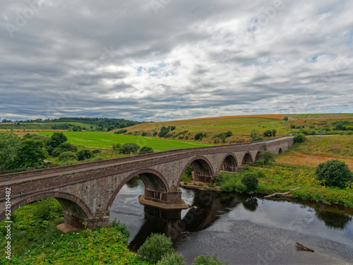 The Lower North water Bridge carrying the A92 Road between Arbroath and Aberdeen over the River North Esk at St Cyrus. © Julian