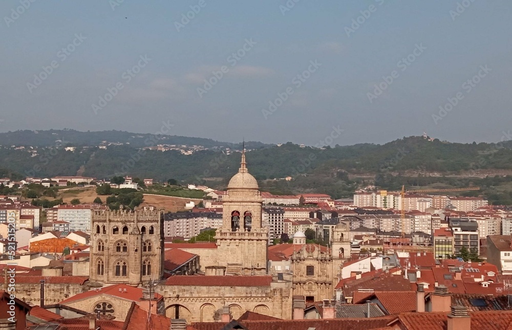 Panorámica de la ciudad de Ourense, Galicia